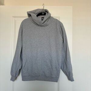 Everywhere Apparel 100% Recycled Cotton ♻️ Lightweight Pullover Hoodie sz S Gray